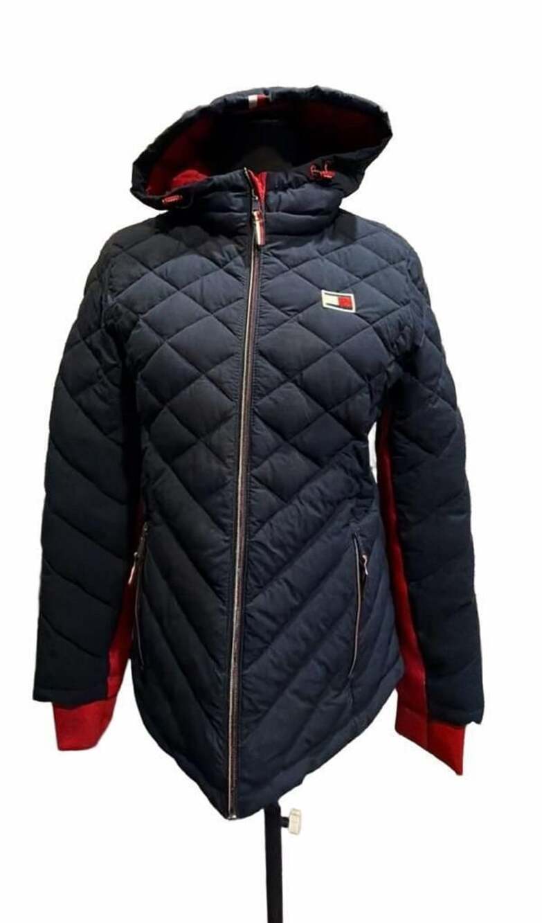 849 Tommy Hilfiger Quilted Puffer Jacket Navy Blue